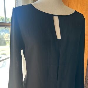 Express Black Keyhole Blouse (EUC)- Medium